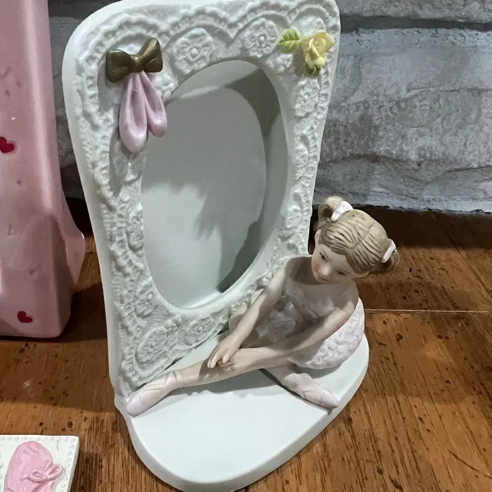 Vintage ballerina photo picture frames